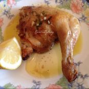 Pollo al limón fácil en horno