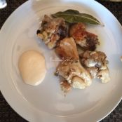 Pollo al ajillo con alioli casero - Paso 1