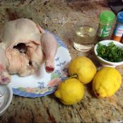 Pollo al limón fácil en horno - Paso 1