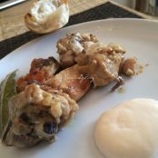 Pollo al ajillo con alioli casero - Paso 4