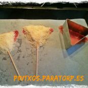 Piruletas de parmesano e ibérico - Paso 2