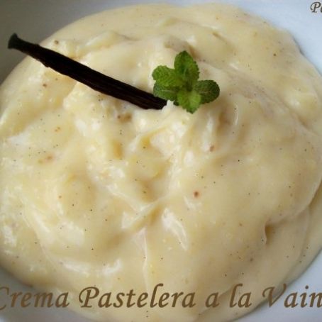 Crema pastelera tradicional y a la vainilla