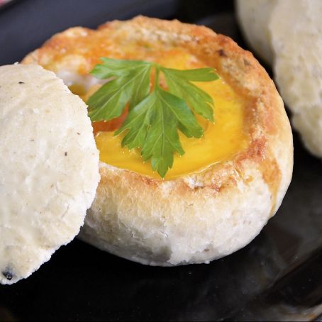 Pulguitas de trigueros con chistorra y huevos