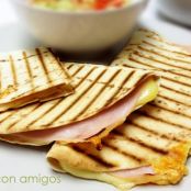 Quesadilla con pavo o jamón