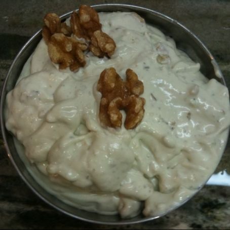 Paté de queso, nueces y anchoas