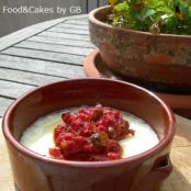 Queso Provolone con salsa putanesca