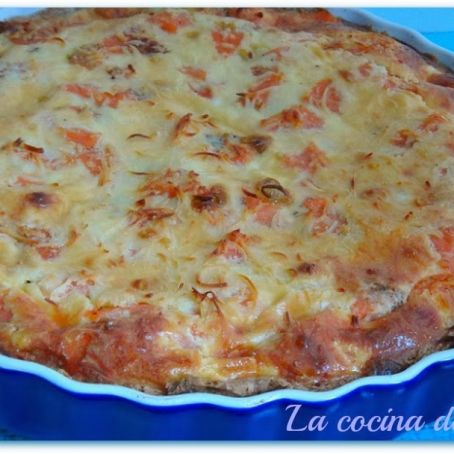 QUICHE DE SALMON AHUMADO
