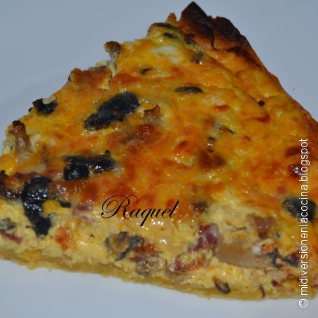 Quiche de Ibéricos y Setas