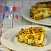 Quiche lorraine (quiche de bacon y queso)