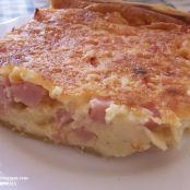 Quiché rápida de jamón