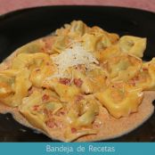 Raviolis de espinacas y queso