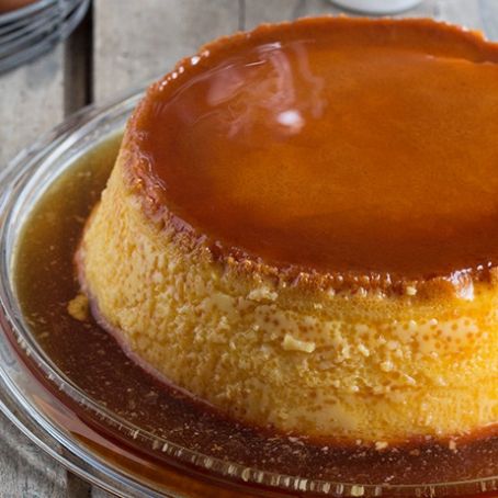 Flan de huevo Casero