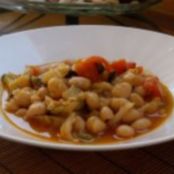 Garbanzos con verduras