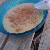 Natillas caseras con leche de arroz