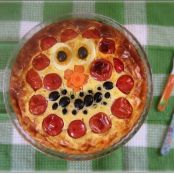 Quiche de queso y tomate