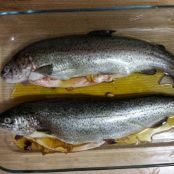 Truchas al horno con ajos - Paso 5
