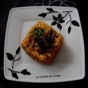 Risotto de algas con aroma de naranja