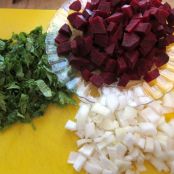 Risotto de remolacha - Paso 1