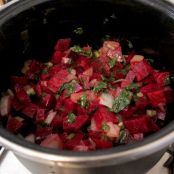 Risotto de remolacha - Paso 2