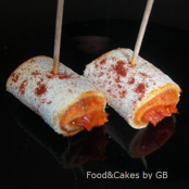 Rollito caliente de pimiento y queso en Thermomix