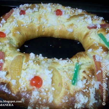 Roscón de Reyes con robot de cocina