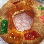 Roscón de Reyes tradicional