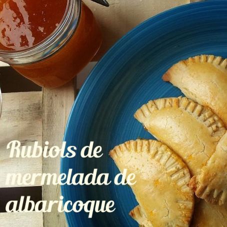 Rubiols de mermelada de albaricoque