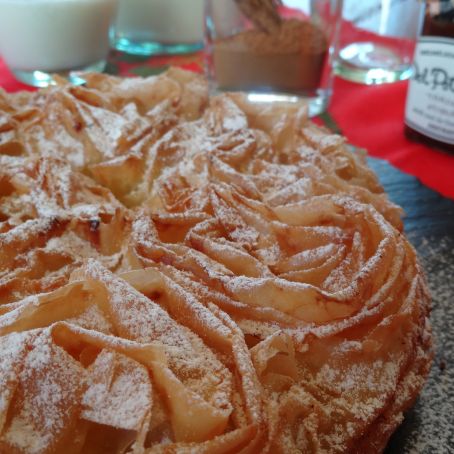 Ruffle milk pie ( pastel griego)