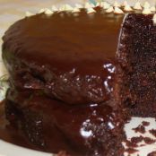 Bizcocho de Chocolate con Cobertura