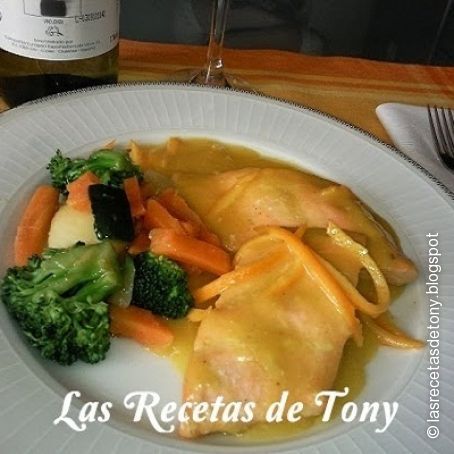 FILETES DE SALMÓN SALVAJE A LA NARANJA