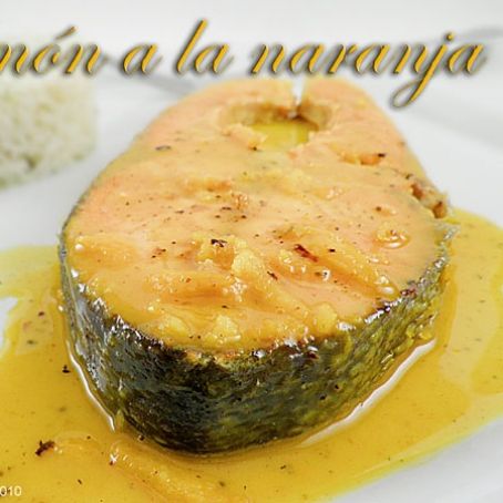 Salmón a la naranja