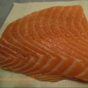 Hojaldre de salmón fresco. - Paso 1