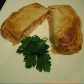 Hojaldre de salmón fresco.