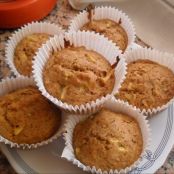 Muffins de calabaza y manzana