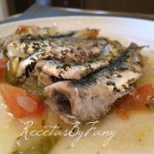Sardinas a la Teja o Sardinas Morunas - Paso 1