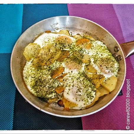 Tapa, Sartenada de huevos y patatas panaderas