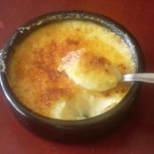 Crème brûlée de chocolate blanco