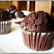 Muffins de chocolate rápidos
