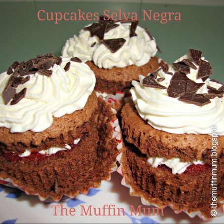 Cupcakes de Selva Negra