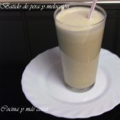 Batido de pera y melocotón - Paso 1