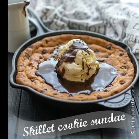 Skillet Cookie Sundae