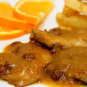 Lomo en salsa de naranja y canela (Thermomix)