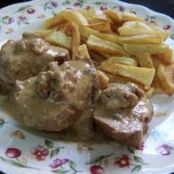 solomillo de cerdo con salsa