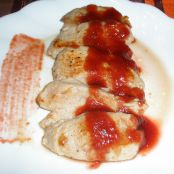 Solomillo con salsa de frutos rojos