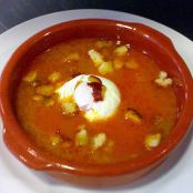 Sopa de ajo sencilla