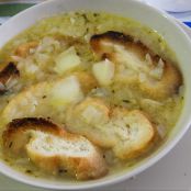 Sopa de cebolla gratinada