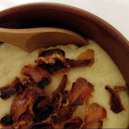 Sopa de patatas al horno