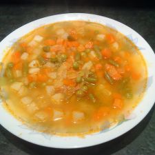 Sopa de verdures picades