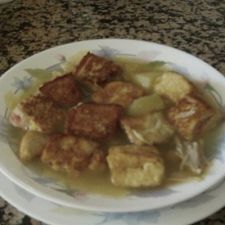 Sopa rellena (receta sencilla)