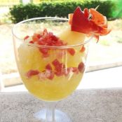 SORBETE DE MELÓN CON TAQUITOS DE JAMÓN SERRANO - Paso 1